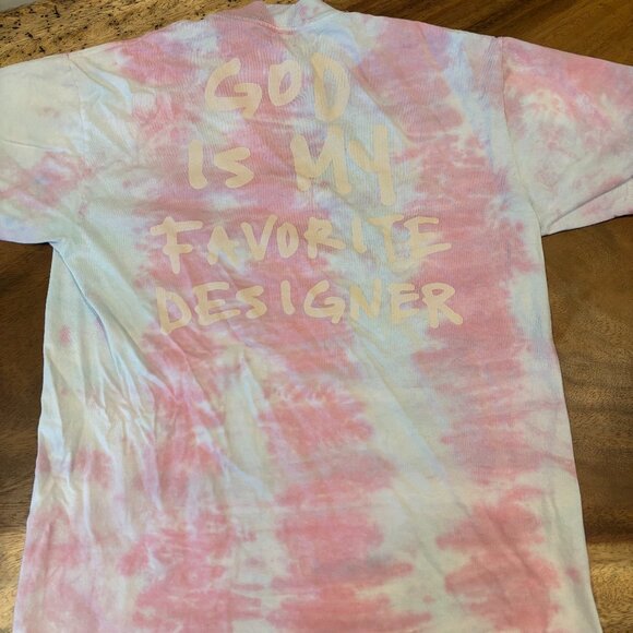 Melody Ehsani “God Is My Favorite Designer” Tie-Dye T-Shirt – Size M - Picture 1 of 5